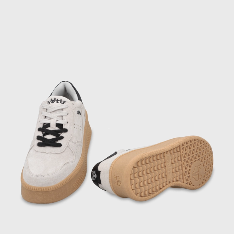 ZAPATILLA PLATAFORMA GRIS MUJER 67313 - 7
