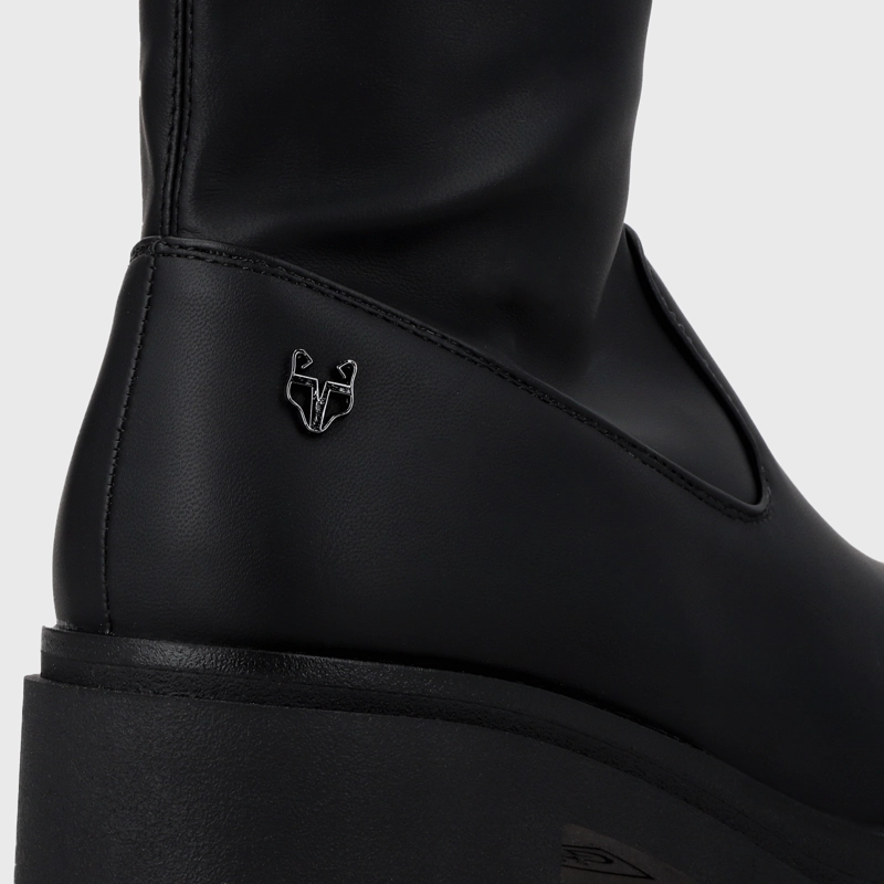 BOTA TACO NEGRA MUJER 46204 - 6