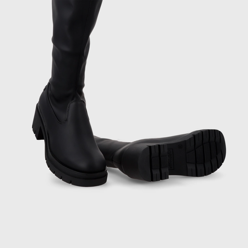 BOTA TACO NEGRA MUJER 46204 - 7