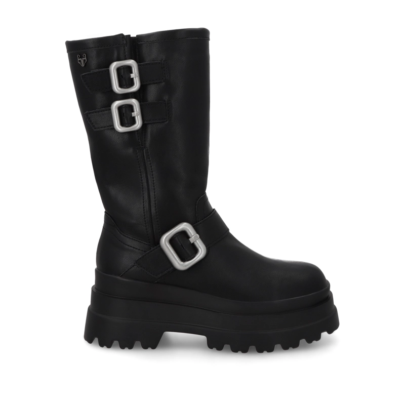 BOTA PLATAFORMA NEGRA MUJER 36037 - 1