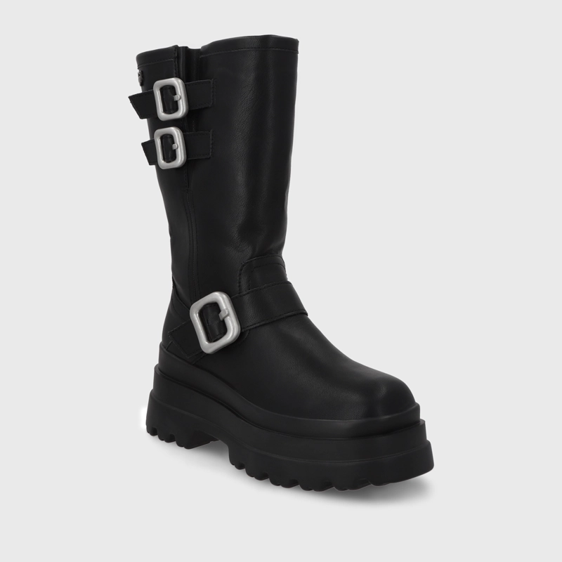 BOTA PLATAFORMA NEGRA MUJER 36037 - 2