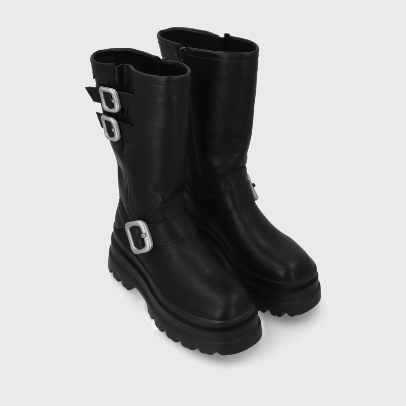 BOTA PLATAFORMA NEGRA MUJER 36037 - 3
