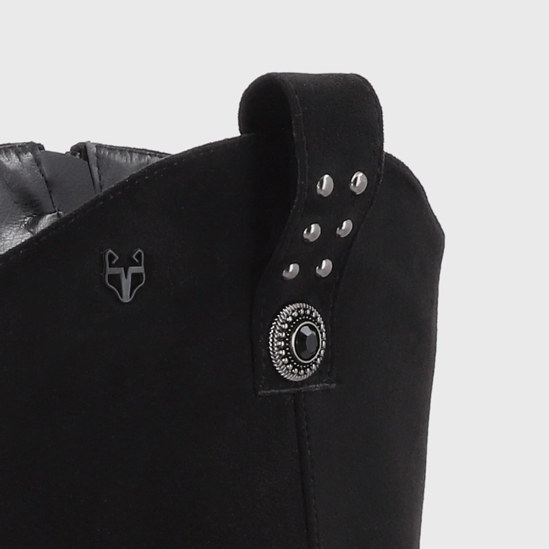 BOTA PLATAFORMA NEGRA MUJER 15170 - 6