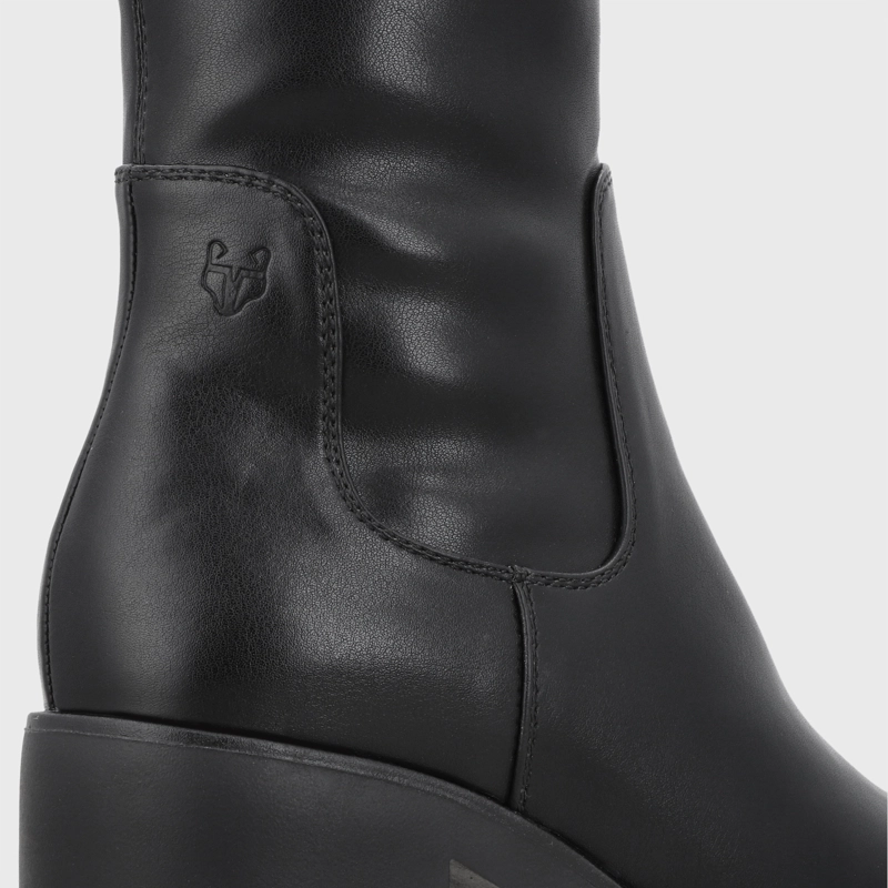 BOTA TACO NEGRA MUJER 56060 - 6