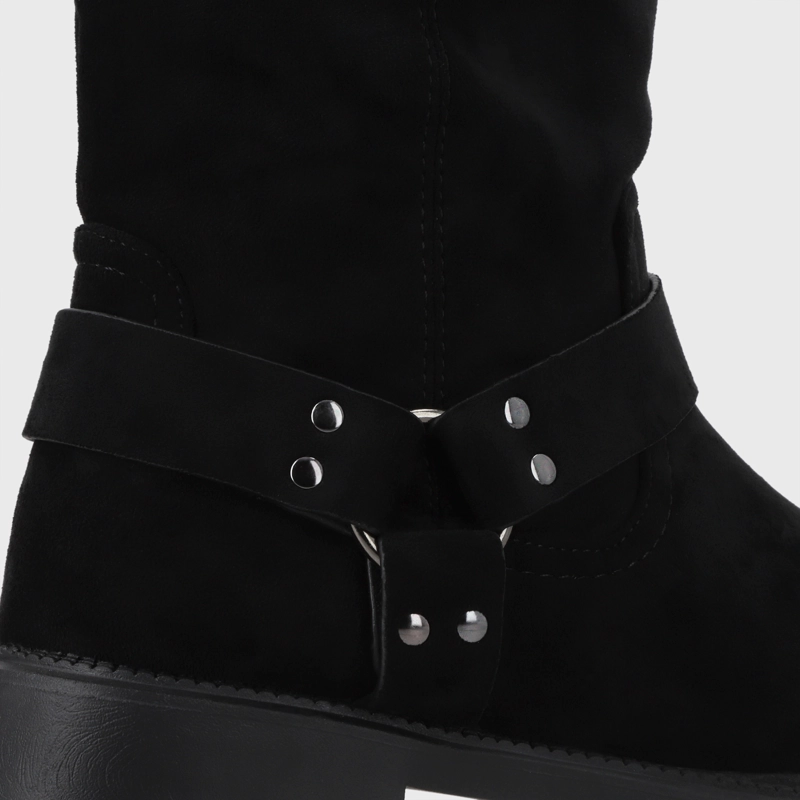 BOTA TACO NEGRA MUJER 55331 - 6