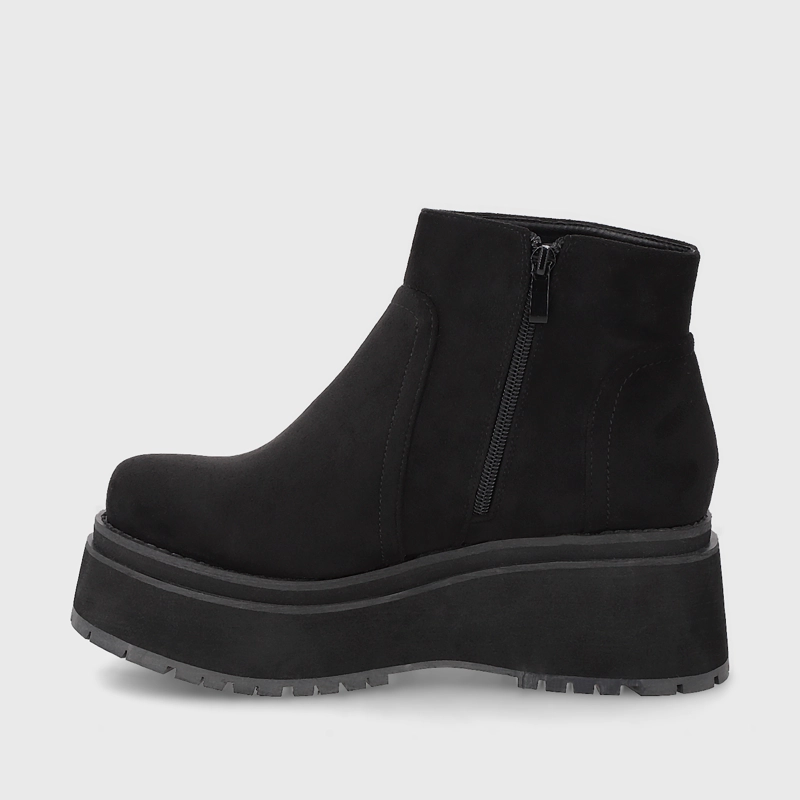 BOTIN PLATAFORMA NEGRO MUJER 1509A - 4