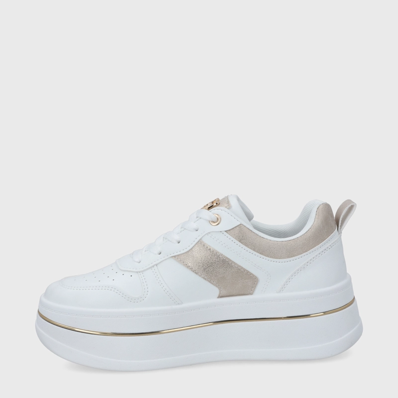 ZAPATILLA PLATAFORMA BLANCA MUJER 58010 - 4