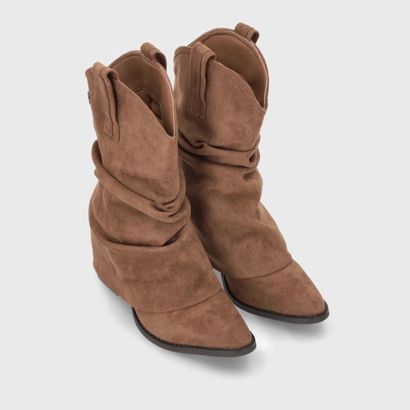 BOTA TACO CAMEL MUJER 53781 - 3