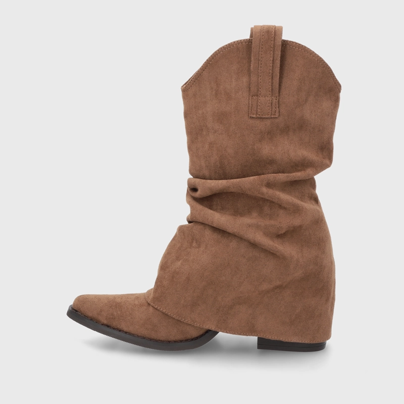 BOTA TACO CAMEL MUJER 53781 - 4