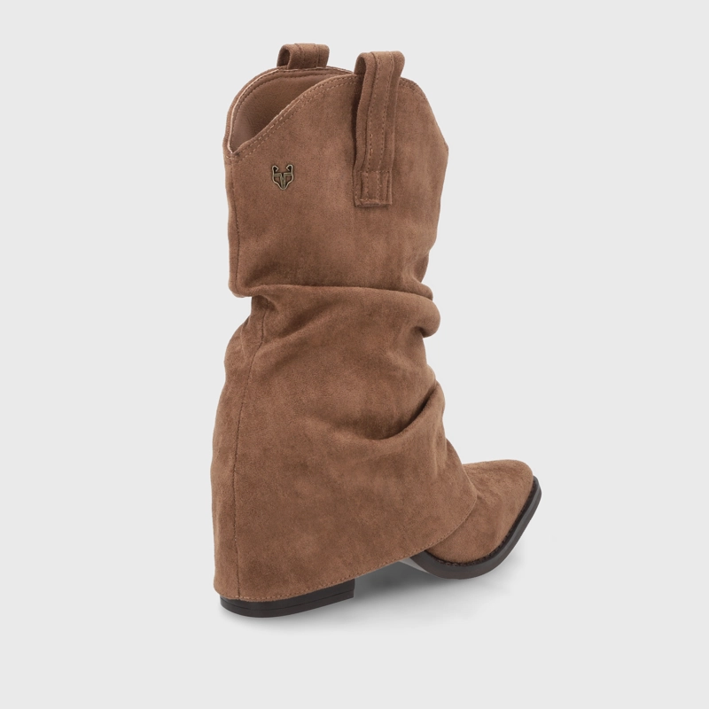 BOTA TACO CAMEL MUJER 53781 - 5