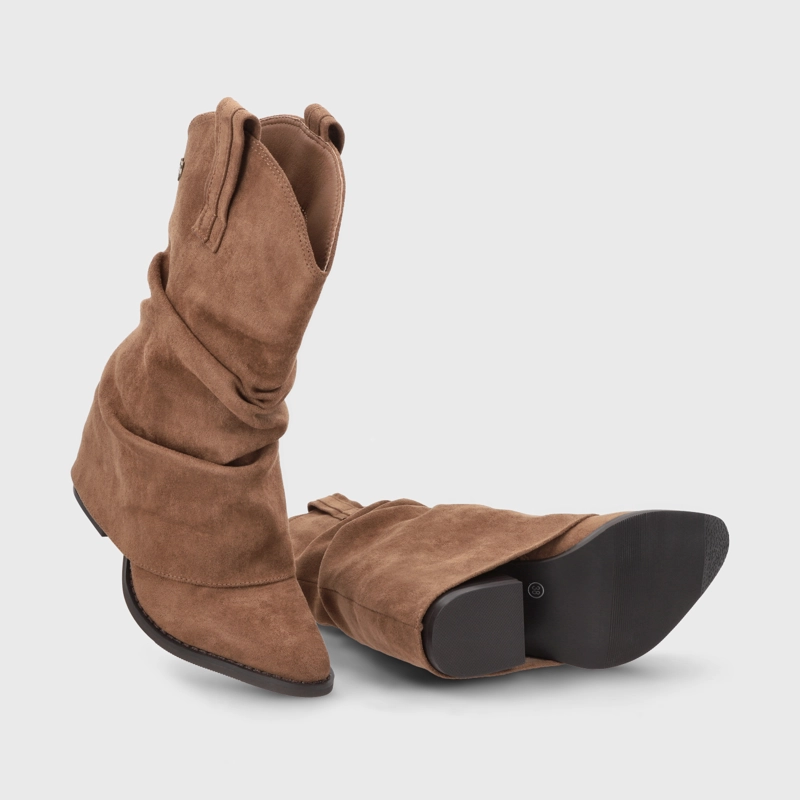 BOTA TACO CAMEL MUJER 53781 - 7