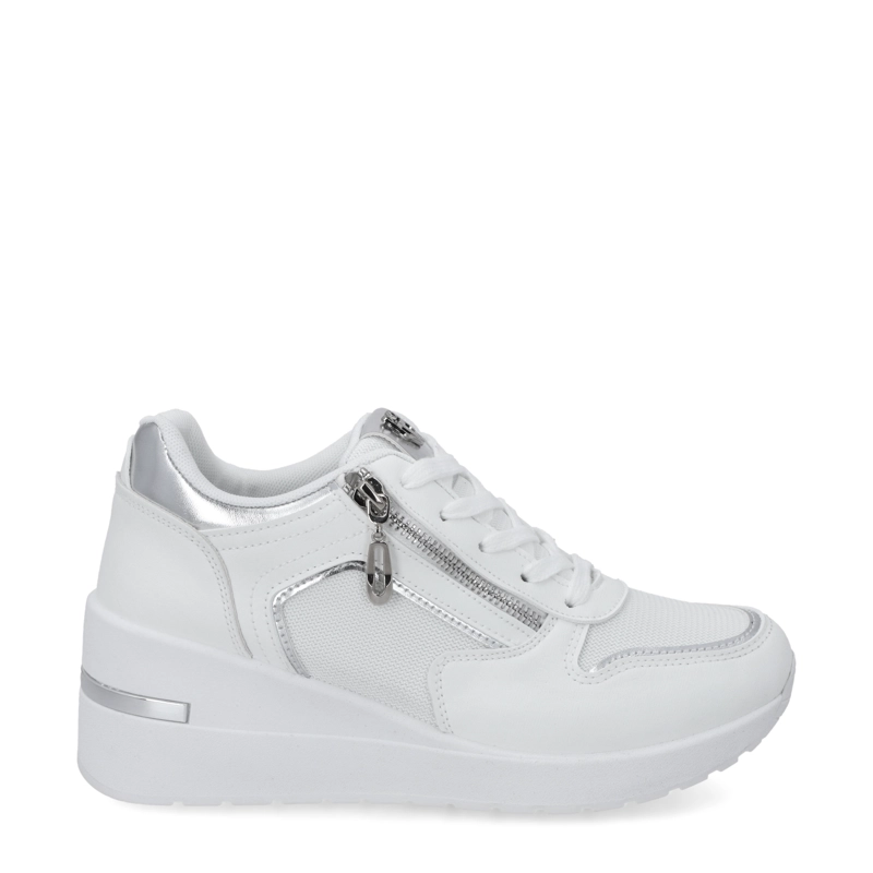 ZAPATILLA PLATAFORMA BLANCA  MUJER 58040 - 1