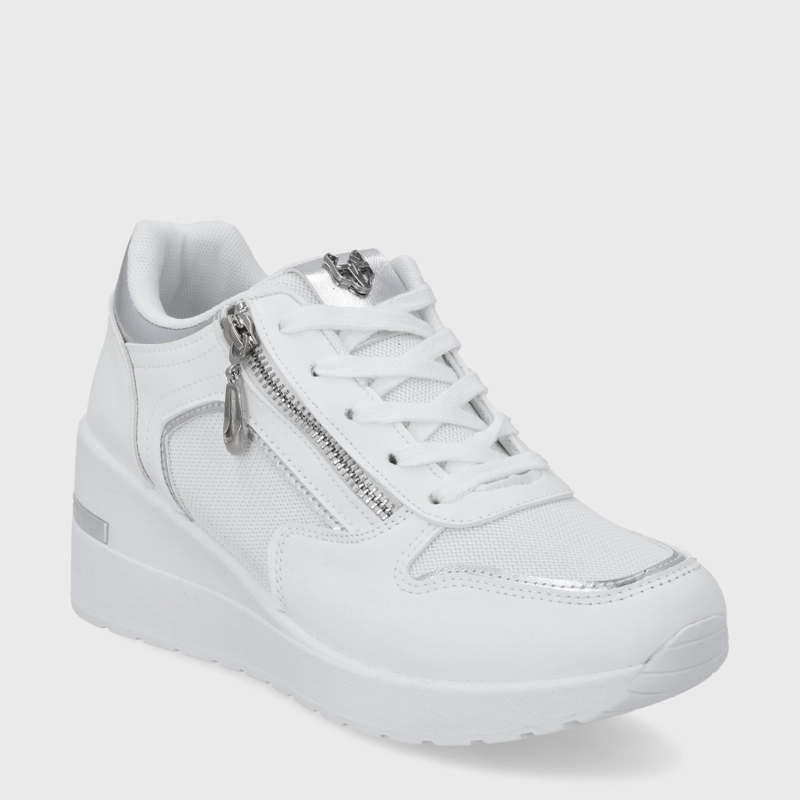 ZAPATILLA PLATAFORMA BLANCA  MUJER 58040 - 2