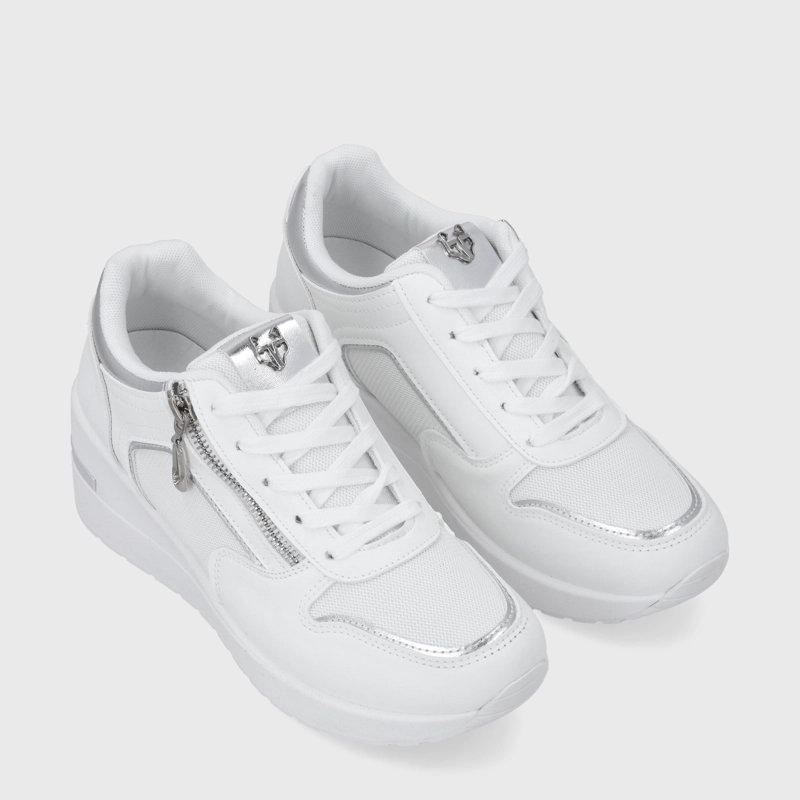 ZAPATILLA PLATAFORMA BLANCA  MUJER 58040 - 3