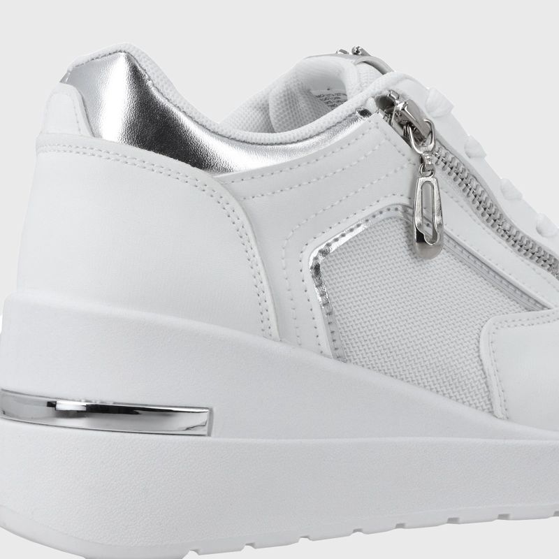 ZAPATILLA PLATAFORMA BLANCA  MUJER 58040 - 6