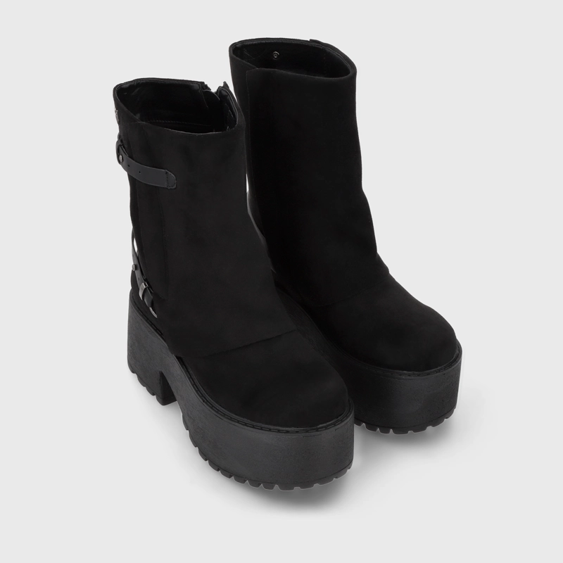 BOTIN PLATAFORMA NEGRO MUJER 15179 - 3