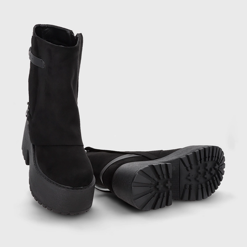 BOTIN PLATAFORMA NEGRO MUJER 15179 - 7