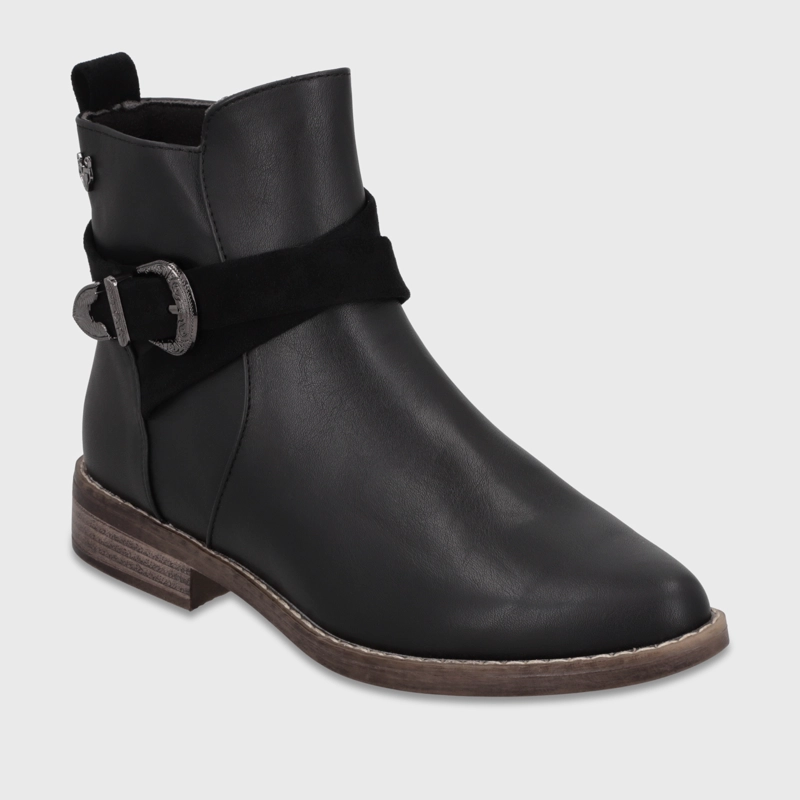 BOTIN PLANO NEGRO MUJER 1756001 - 2