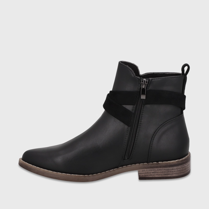 BOTIN PLANO NEGRO MUJER 1756001 - 4