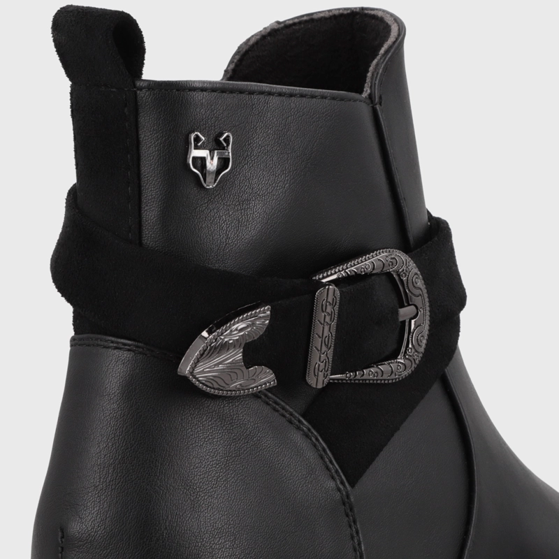 BOTIN PLANO NEGRO MUJER 1756001 - 6