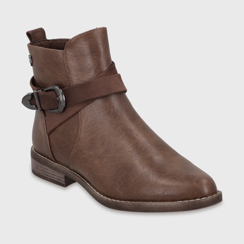 BOTIN PLANO CAFE  MUJER 1756032 - 2