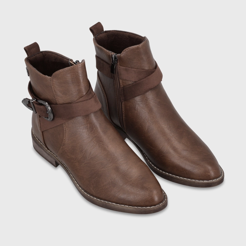 BOTIN PLANO CAFE  MUJER 1756032 - 5