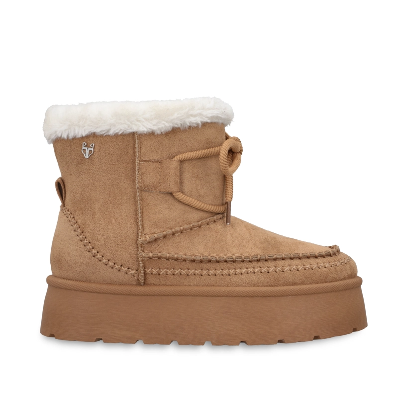 BOTIN PLATAFORMA BEIGE MUJER 4811508 - 1