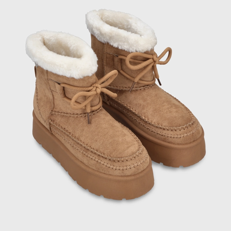 BOTIN PLATAFORMA BEIGE MUJER 4811508 - 3