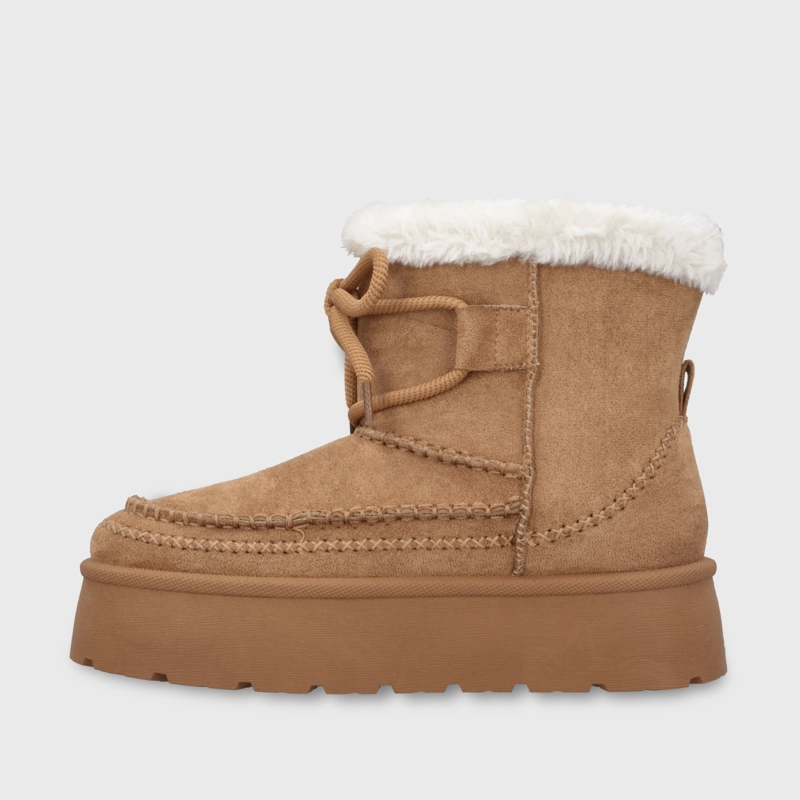 BOTIN PLATAFORMA BEIGE MUJER 4811508 - 4