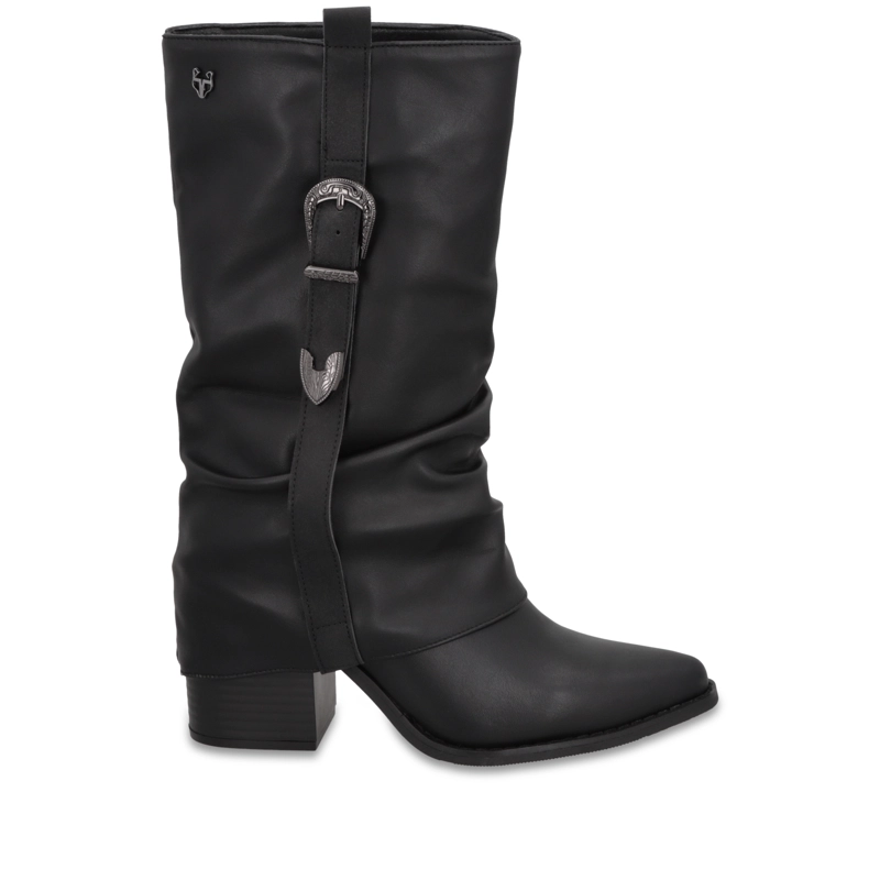 BOTA TACO NEGRO MUJER 5378401 - 1