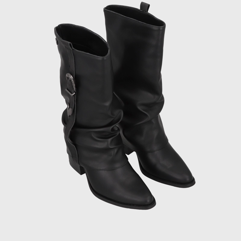 BOTA TACO NEGRO MUJER 5378401 - 3