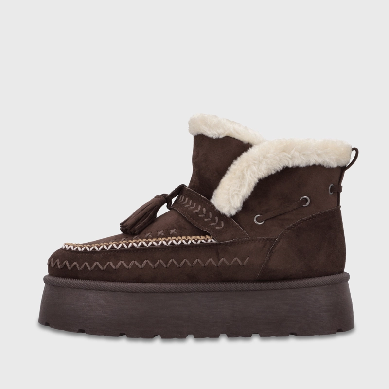BOTIN PLATAFORMA CAFE  MUJER 4811753 - 4