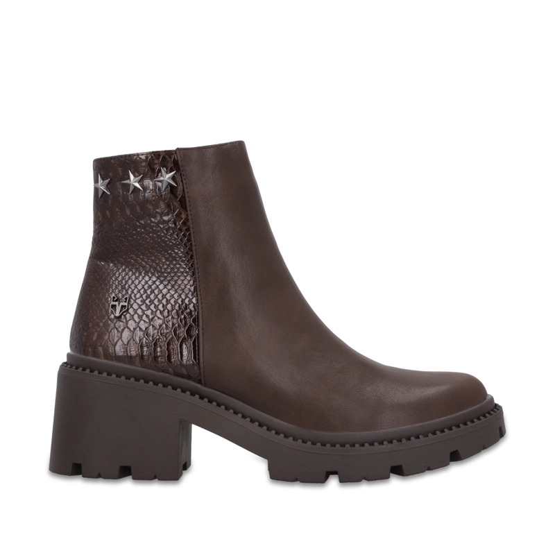 BOTIN PLATAFORMA CAFE  MUJER 4574402 - 1