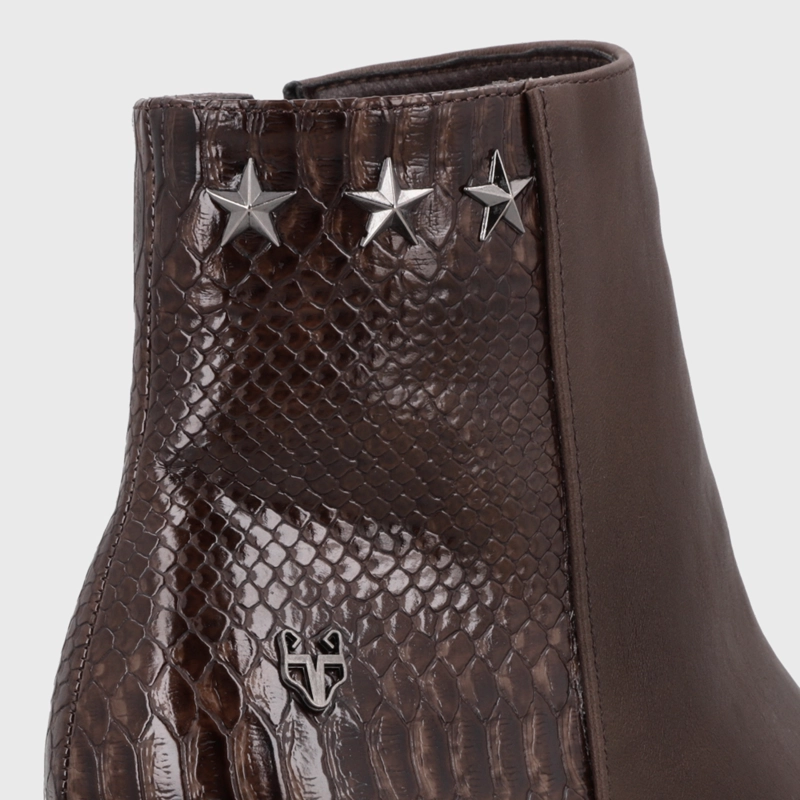 BOTIN PLATAFORMA CAFE MUJER 4574402 - 6