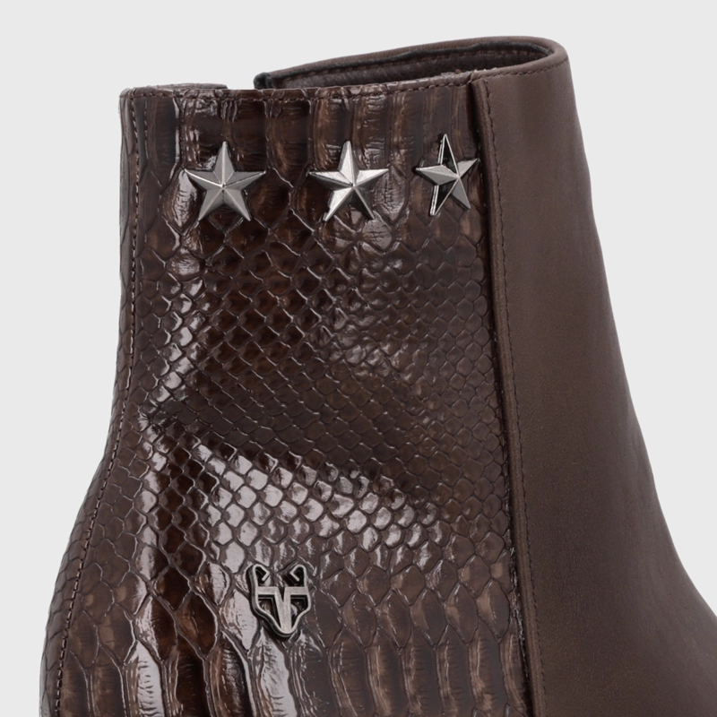 BOTIN PLATAFORMA CAFE  MUJER 4574402 - 6
