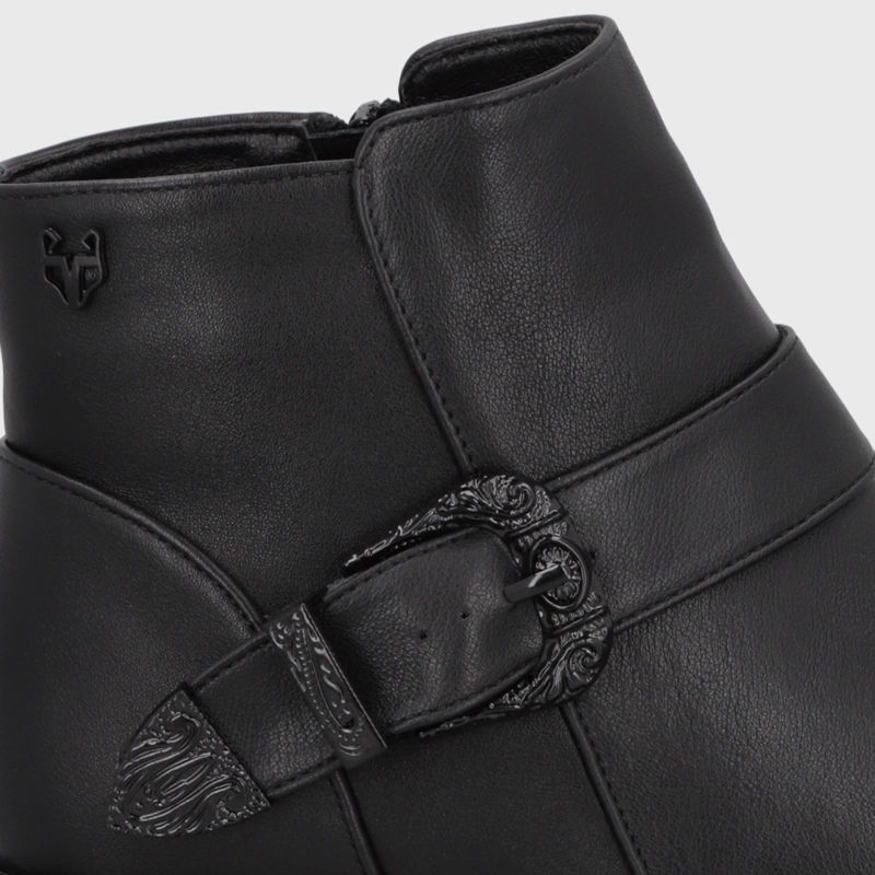 BOTIN PLATAFORMA NEGRO MUJER 1517B01 - 6