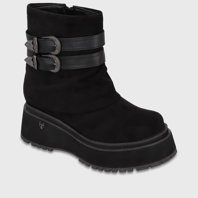 BOTIN PLATAFORMA NEGRO MUJER 1509F01 - 2