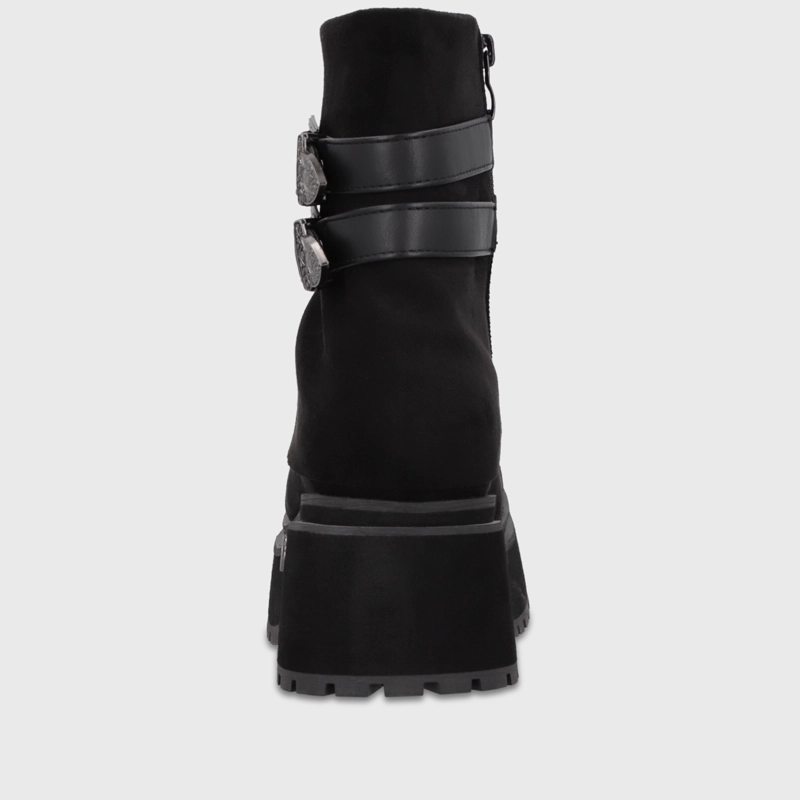 BOTIN PLATAFORMA NEGRO MUJER 1509F01 - 5