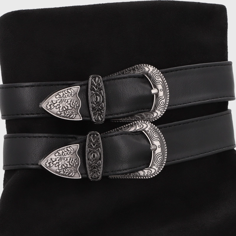 BOTIN PLATAFORMA NEGRO MUJER 1509F01 - 6