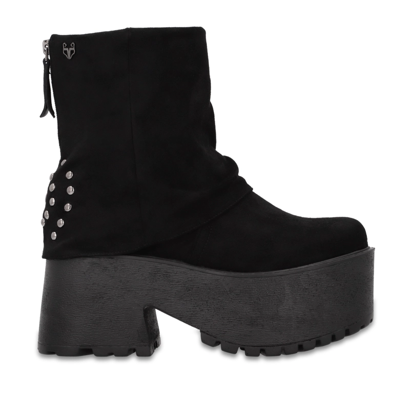 BOTIN PLATAFORMA NEGRO MUJER 1517A01 - 1