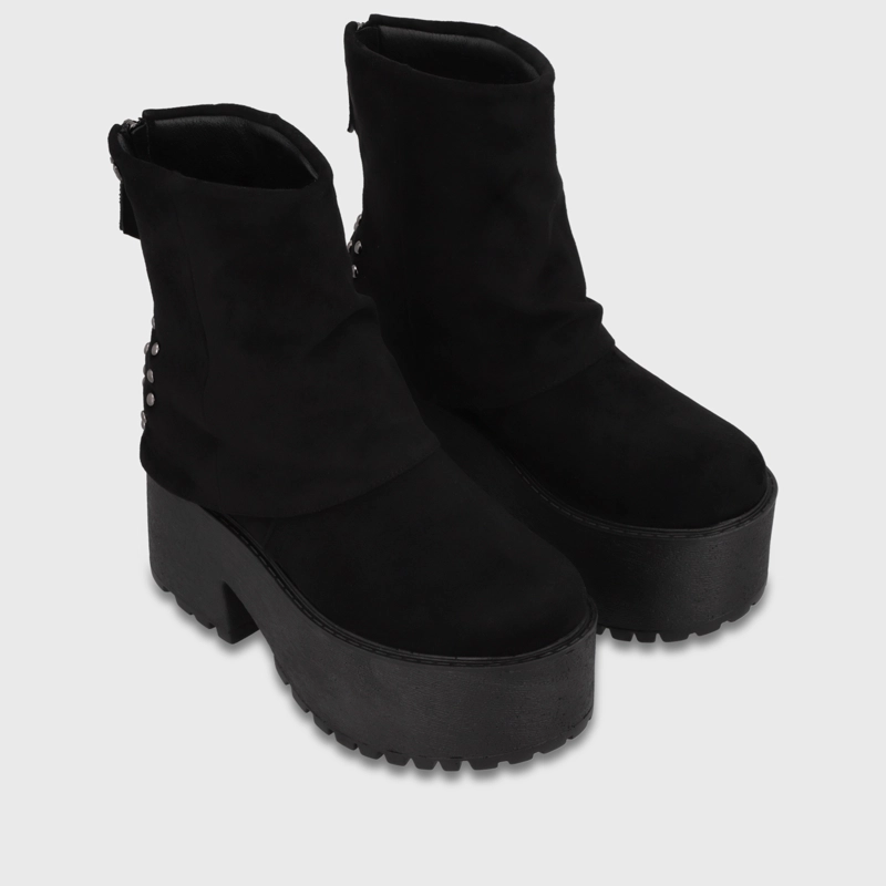 BOTIN PLATAFORMA NEGRO MUJER 1517A01 - 3