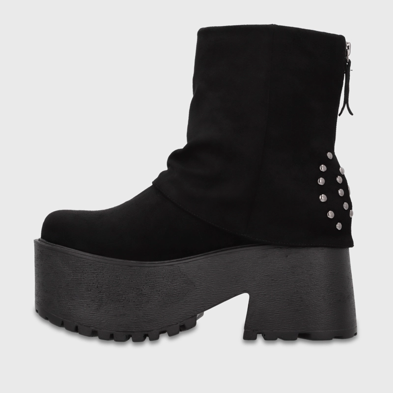 BOTIN PLATAFORMA NEGRO MUJER 1517A01 - 4