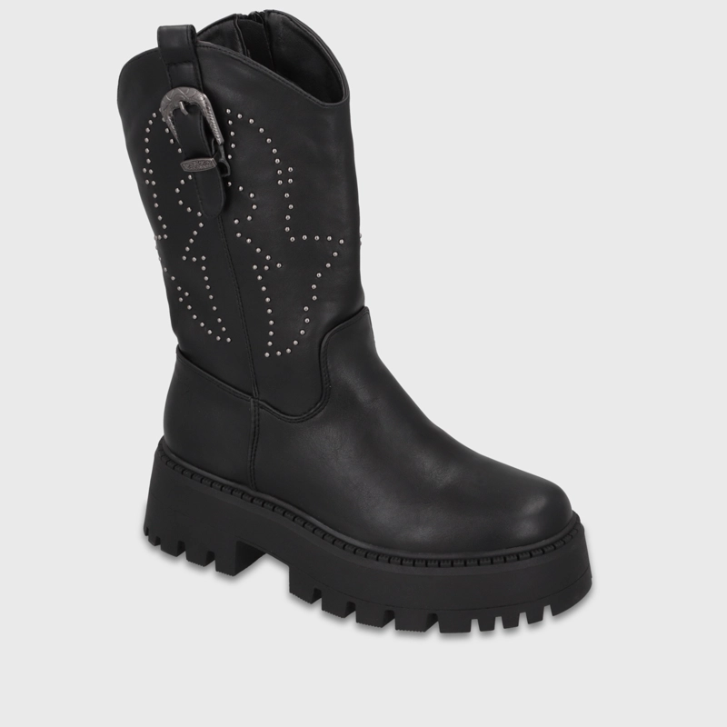 BOTA PLATAFORMA NEGRA MUJER 4580701 - 2