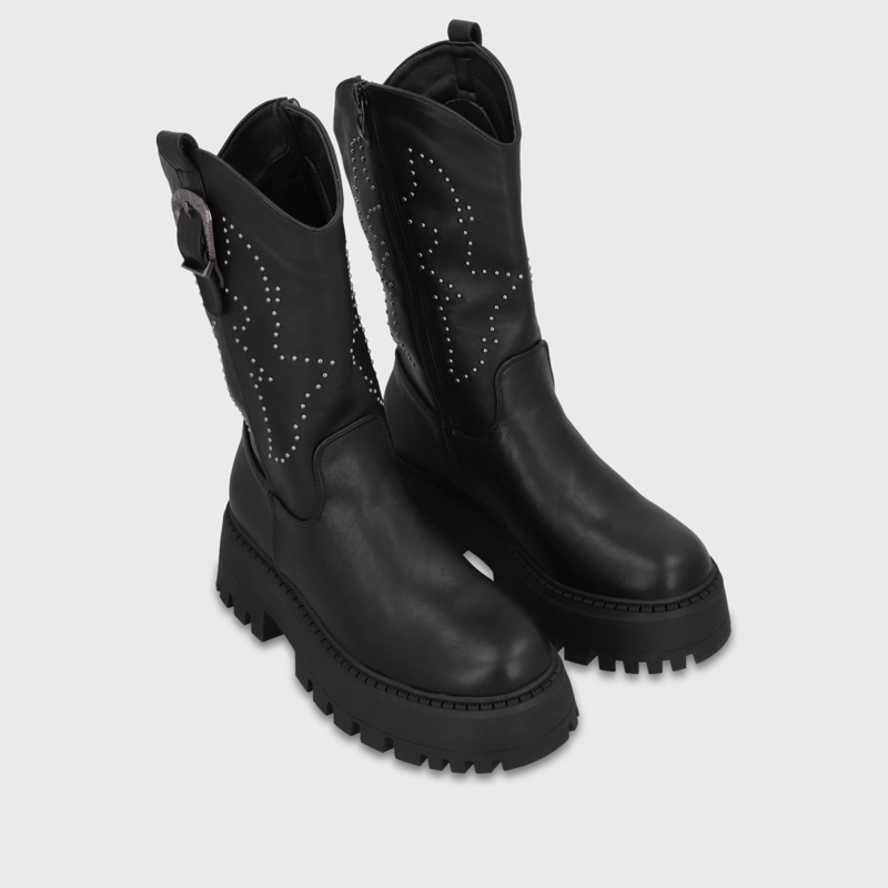 BOTA PLATAFORMA NEGRA MUJER 4580701 - 3