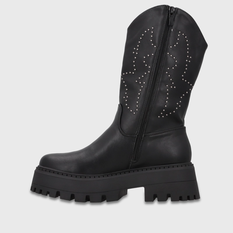 BOTA PLATAFORMA NEGRA MUJER 4580701 - 4