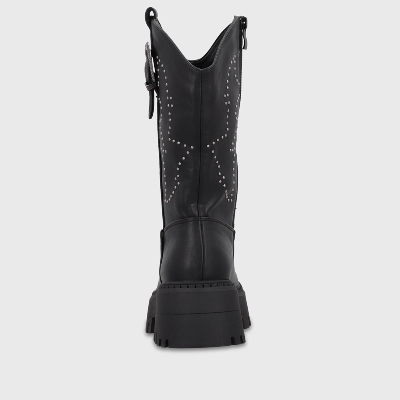 BOTA PLATAFORMA NEGRA MUJER 4580701 - 5