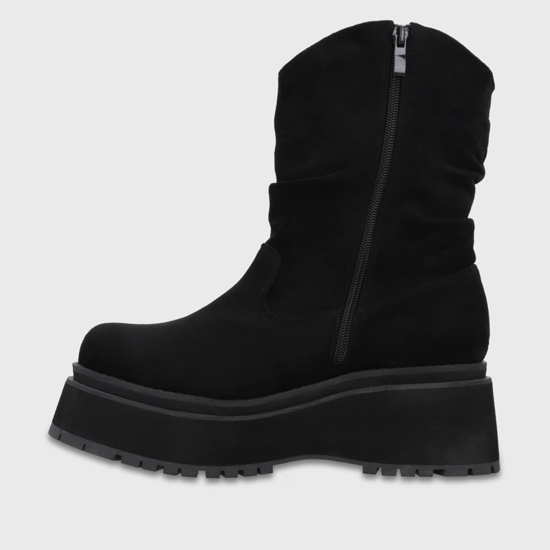 BOTA PLATAFORMA NEGRA MUJER 1509G01 - 4