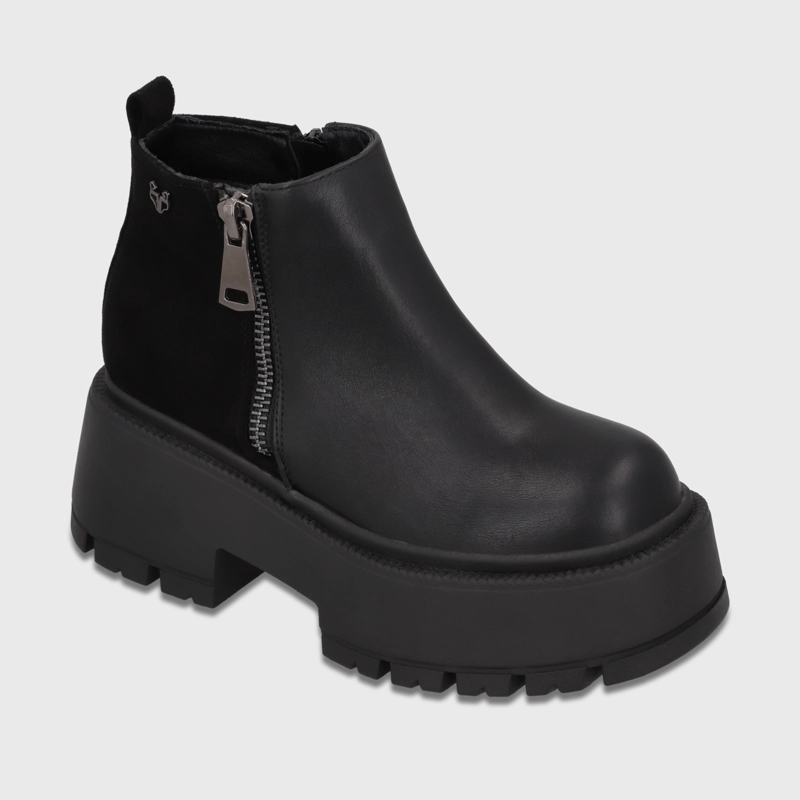 BOTIN PLATAFORMA NEGRO MUJER 6585101 - 2