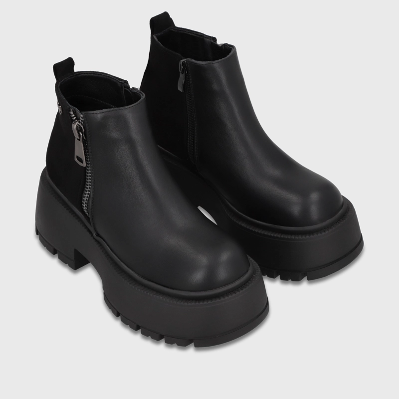 BOTIN PLATAFORMA NEGRO MUJER 6585101 - 3
