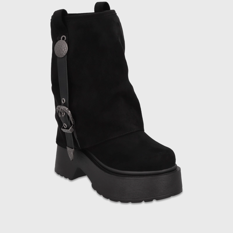 BOTA PLATAFORMA NEGRA MUJER 3580701 - 2